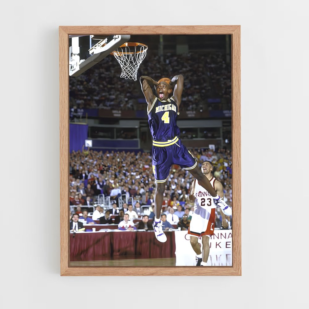 Poster Dunking Legend – affiche Basketball (vue 4)